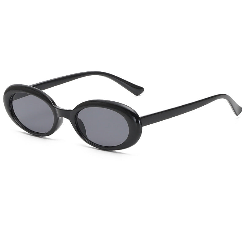 Venta al por mayor Gafas de sol unisex con marco pequeño ovalado para PC